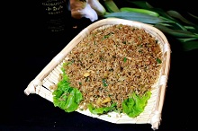 外婆菜青蒜炒饭